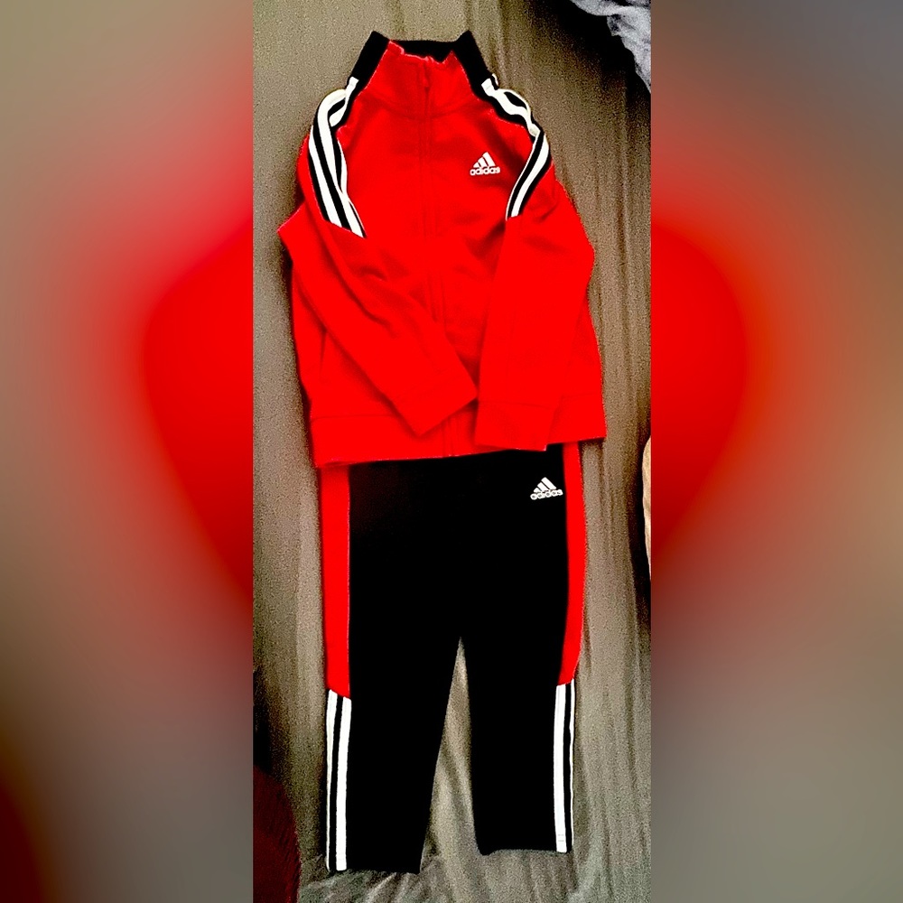 Adidas Boys tracksuit, size 5